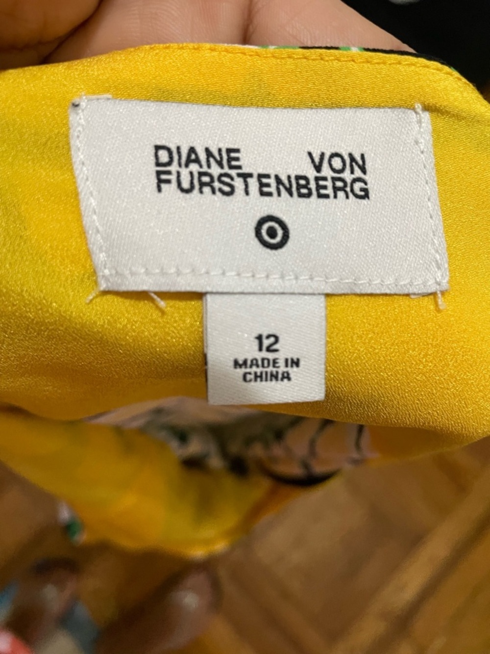 Diane Von Furstenberg Yellow Floral Print Dress by for target - Picture 2 of 16